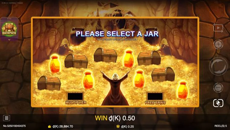 Ảnh màn hình gameplay game Open Sesame (slot JDB) chơi tại LC79